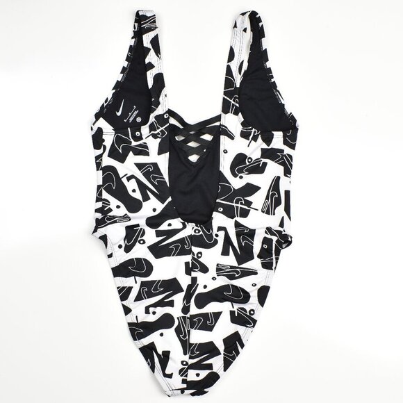 Nike Sneakerkini One Piece U Back Swimsuit - M - Picture 2 of 9